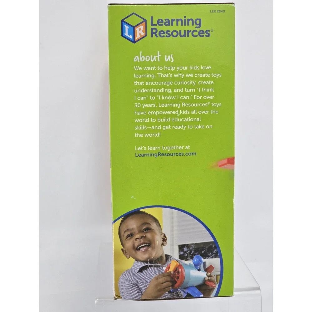 NEW SEALED Learning Resources STEM  1,2,3, Build It Car, Plane, Boat Kit Ages 2+